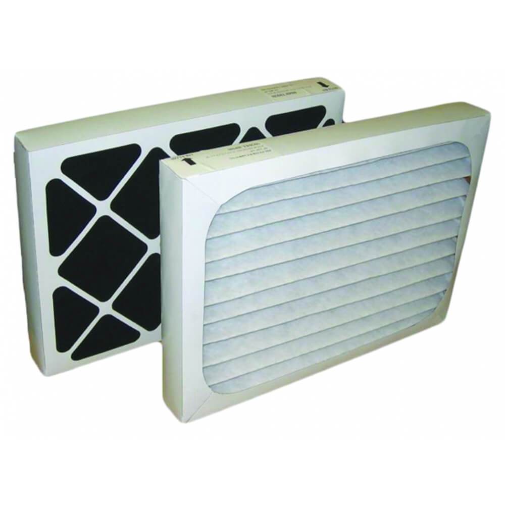 Préfiltre plissé avec charbon actif